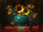 Sunflowers and Jade by Elizabeth Robbins OPA